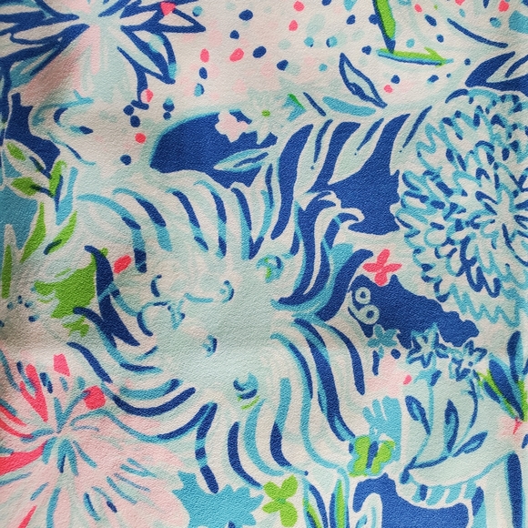 NWT Lilly Pulitzer Pearl Romper Lion Around - Picture 9 of 9